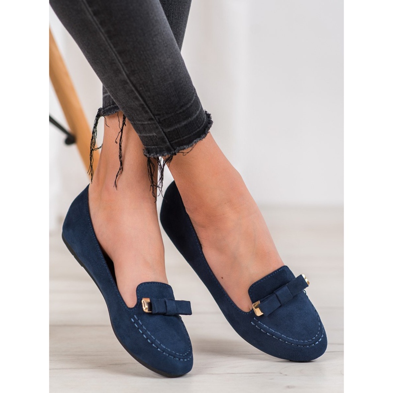 SHELOVET Ballerina With Bow blue 1
