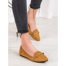 SHELOVET Ballerina In Spitz brown 1