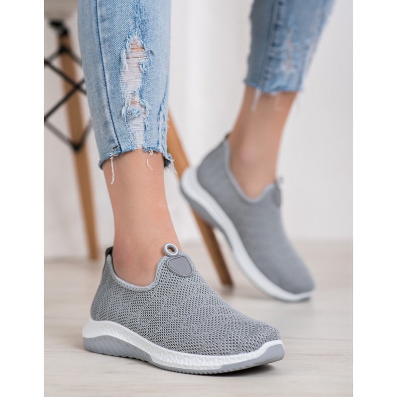 Diamantique Slip-on Sports Shoes grey 1