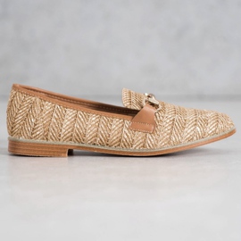 Seastar Straw loafers beige brown 1