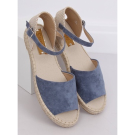 BB28P Blue cut espadrilles brown 2