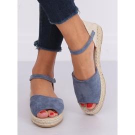 BB28P Blue cut espadrilles brown 1