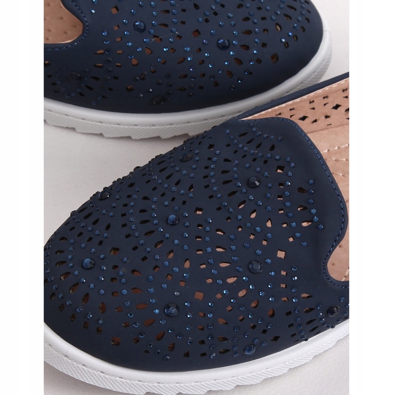 ZA05P Blue openwork lords navy blue 1