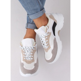 Women's sports shoes JD02P White Beige black violet pink 2