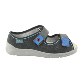 Befado children's shoes 869Y139 blue grey 1