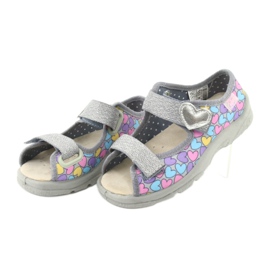 Befado children's shoes 869X135 violet blue pink grey 2 Befado children's shoes 869X135 violet blue pink grey 2