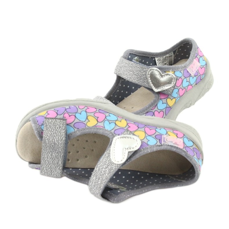 Befado children's shoes 869X135 purple blue pink grey 3