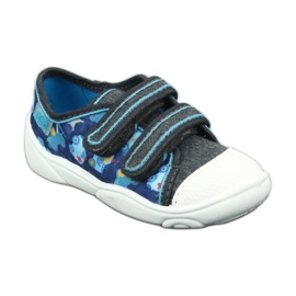 Befado children's shoes 907P104 blue grey multicolored 2