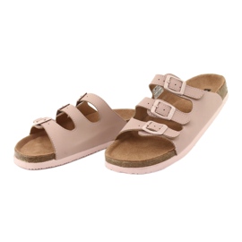 Profiled slippers Big Star 274627 multicolored pink 3