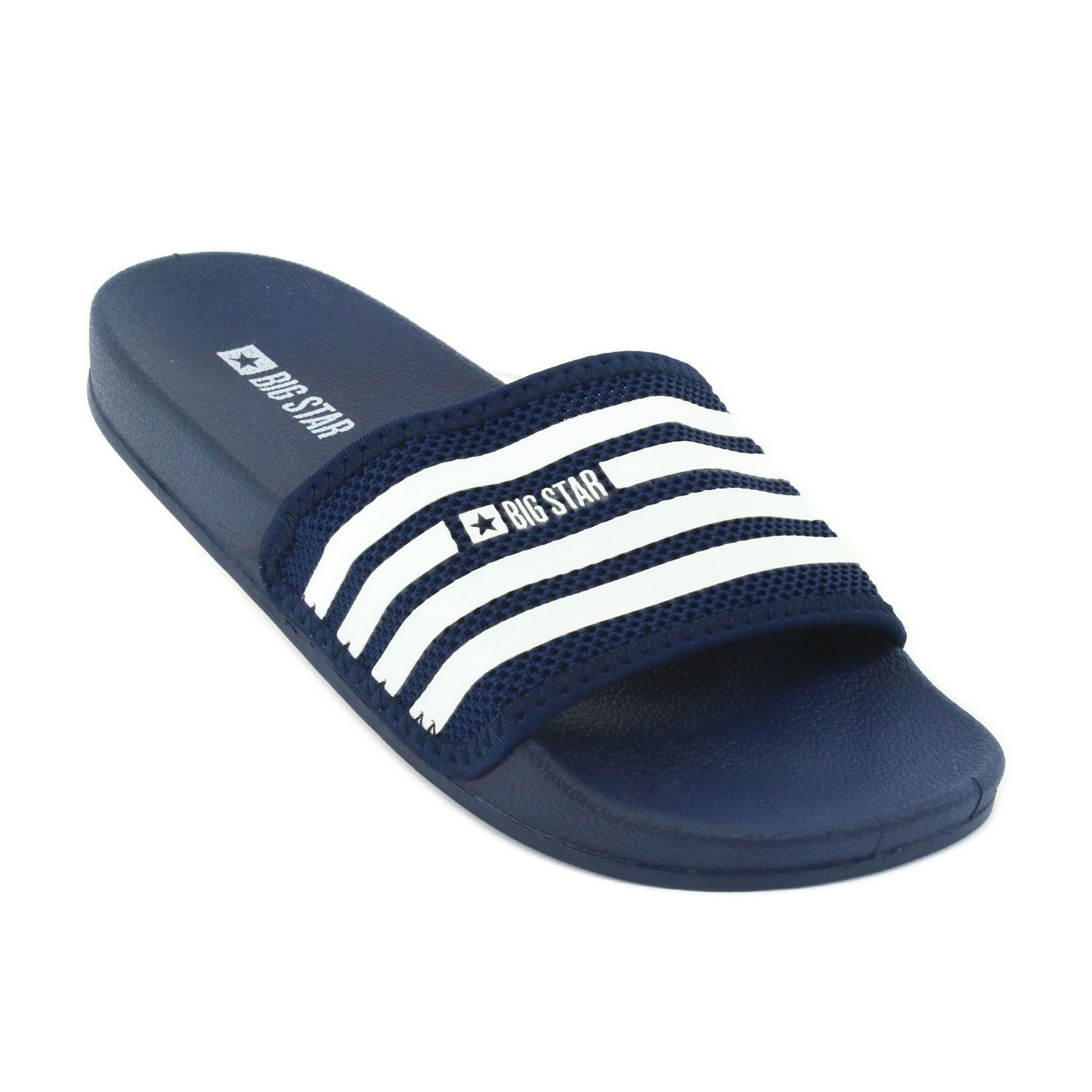 adidas navy blue flip flops