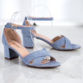 Seastar Stylish Suede Sandals blue 1