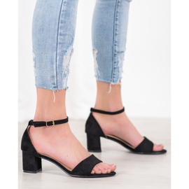Seastar Comfortable high-heeled sandals black 2