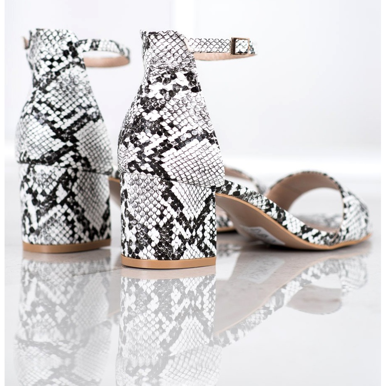 Seastar Snake Print sandals multicolored 1