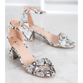 Seastar Snake Print sandals multicolored 2