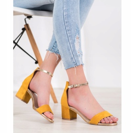 Seastar Sandals With A Gold Strap yellow 2