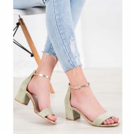 Seastar Sandals With A Gold Strap green 1