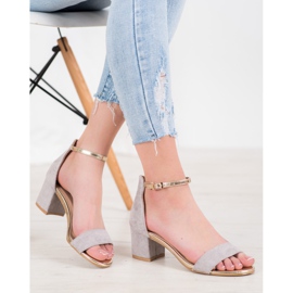 Seastar Sandals With A Gold Strap grey 2