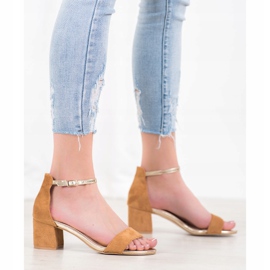 Seastar Sandals With A Gold Strap brown 2