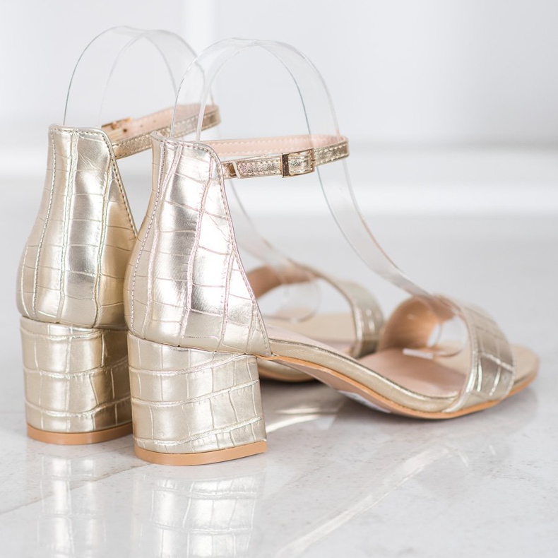 Seastar Sandals With Eco Leather golden 2