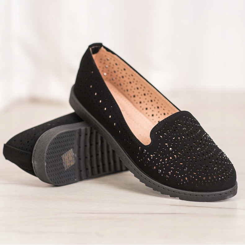 Seastar Openwork Lords With Crystals black 1