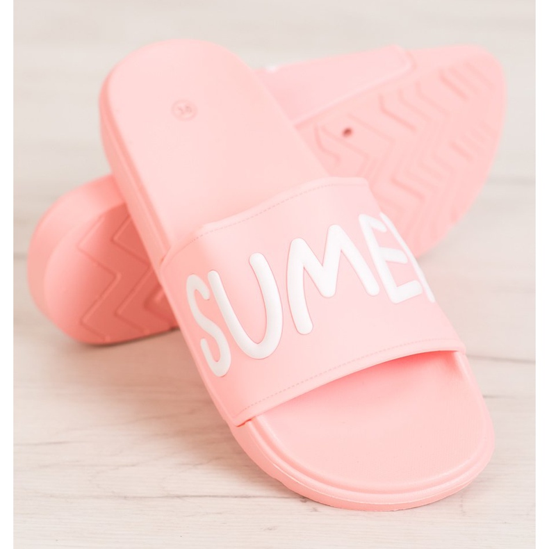 SHELOVET Rubber Slippers pink 1