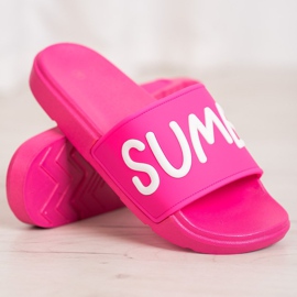 SHELOVET Rubber Slippers pink 1