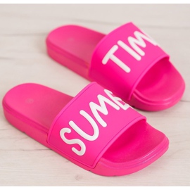 SHELOVET Rubber Slippers pink 2
