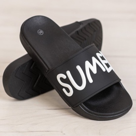 SHELOVET Rubber Slippers black 1