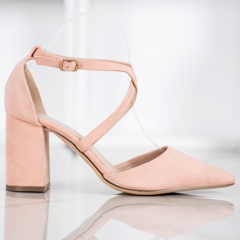 Diamantique Pumps On A Pillar multicolored pink 2