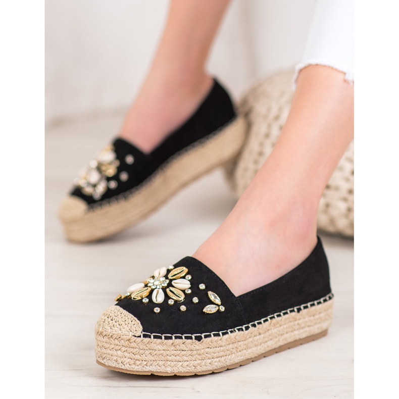 Seastar Espadrilles With Ornaments black 2