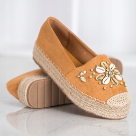 Seastar Espadrilles With Ornaments brown 1