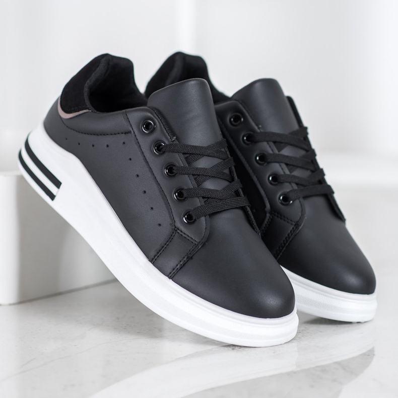 Diamantique Fashionable Sports Shoes black 2 Diamantique Fashionable Sports Shoes black 2