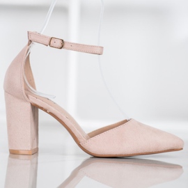 Seastar Suede Pumps On A Pillar brown 2