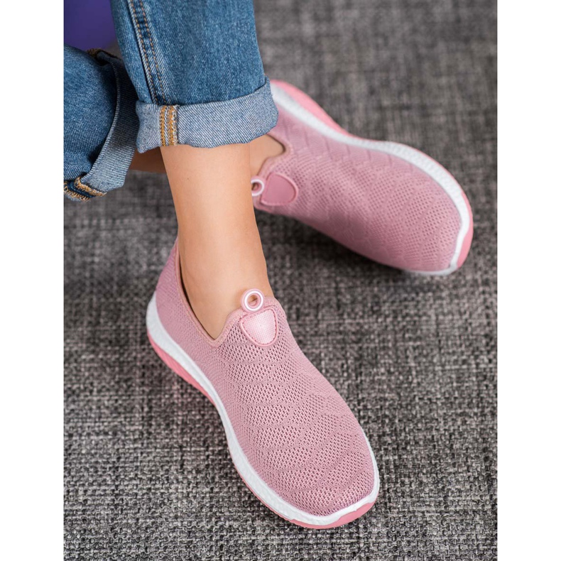 Diamantique Slip-on Sports Shoes pink 1 Diamantique Slip-on Sports Shoes pink 1