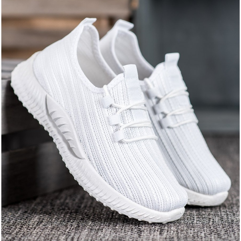 SHELOVET Textile Sport Shoes white 2