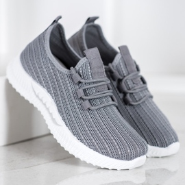 SHELOVET Textile Sport Shoes grey 2 SHELOVET Textile Sport Shoes grey 2