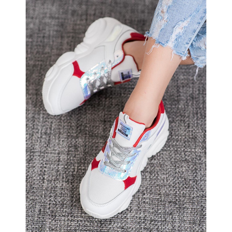 SHELOVET Comfortable Sports Shoes white 2