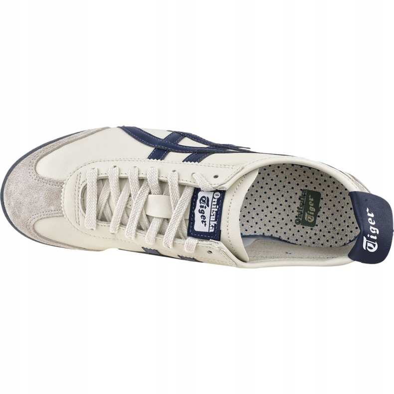 Asics Onitsuka Tiger Mexico 66 U DL408-1659 shoes beige navy blue 2