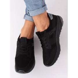 Black sports shoes C8131 Negro 1
