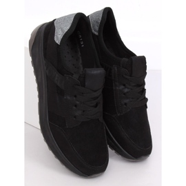 Black sports shoes C8131 Negro 2