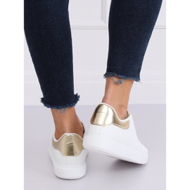 White women's sneakers LA85P Gold 1 White women's sneakers LA85P Gold 1