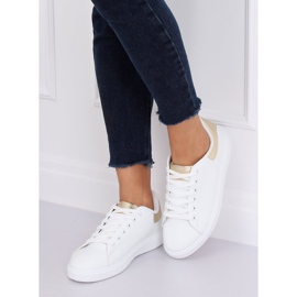 White women's sneakers LA85P Gold 2 White women's sneakers LA85P Gold 2
