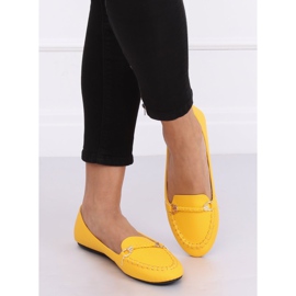 Women's honey loafers A8636 Yellow 2