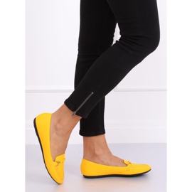 Women's honey loafers A8636 Yellow 1