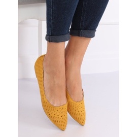 Honey openwork ballerinas NK18P Yellow 1