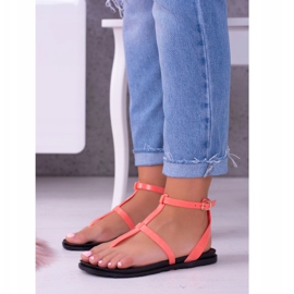 Lu Boo Sandals Roman women Lento Neon Pink 1
