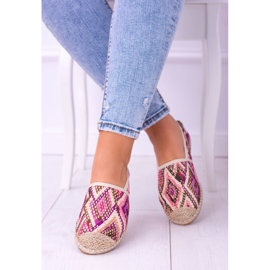 Lu Boo | Women's Linen Slip-on Bimbi Espadrilles multicolored 1