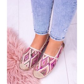 Lu Boo | Women's Linen Slip-on Bimbi Espadrilles multicolored 2