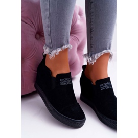 Women's Snekers Sneakers Lu Boo Slip-on Black Kaori 1