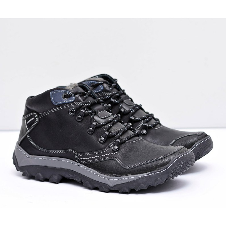 Mateos Men's Trekking Black Warmed Shoes Etemor 1